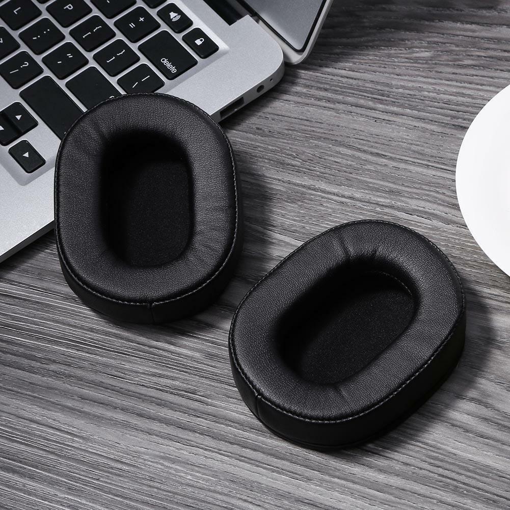 Black Replacement Ear Pads Cushions for Audio Technica ATH-MSR7 ATH-MSR7NC ATH-MSR7BK ATH-MSR7GM
