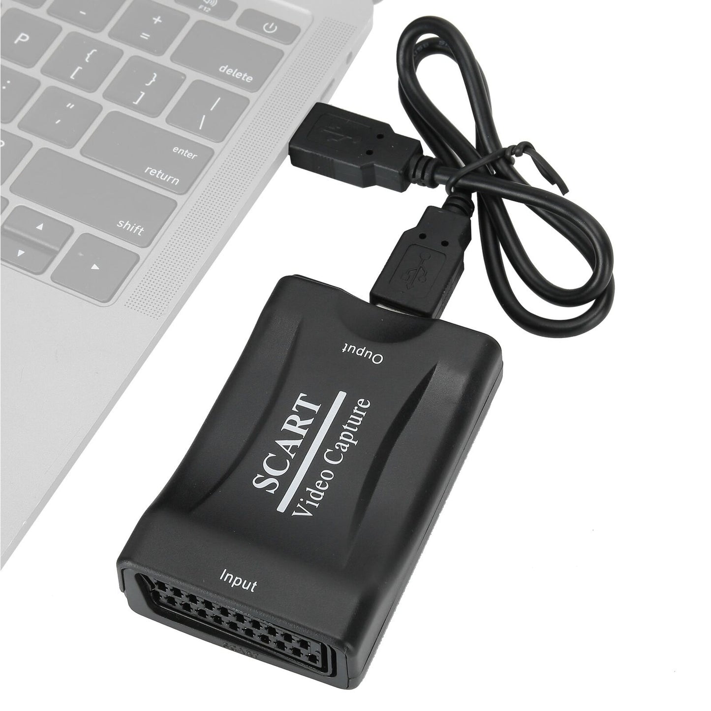 USB to SCART Video Capture Card Game Video Record Live Streaming Converter Recorder