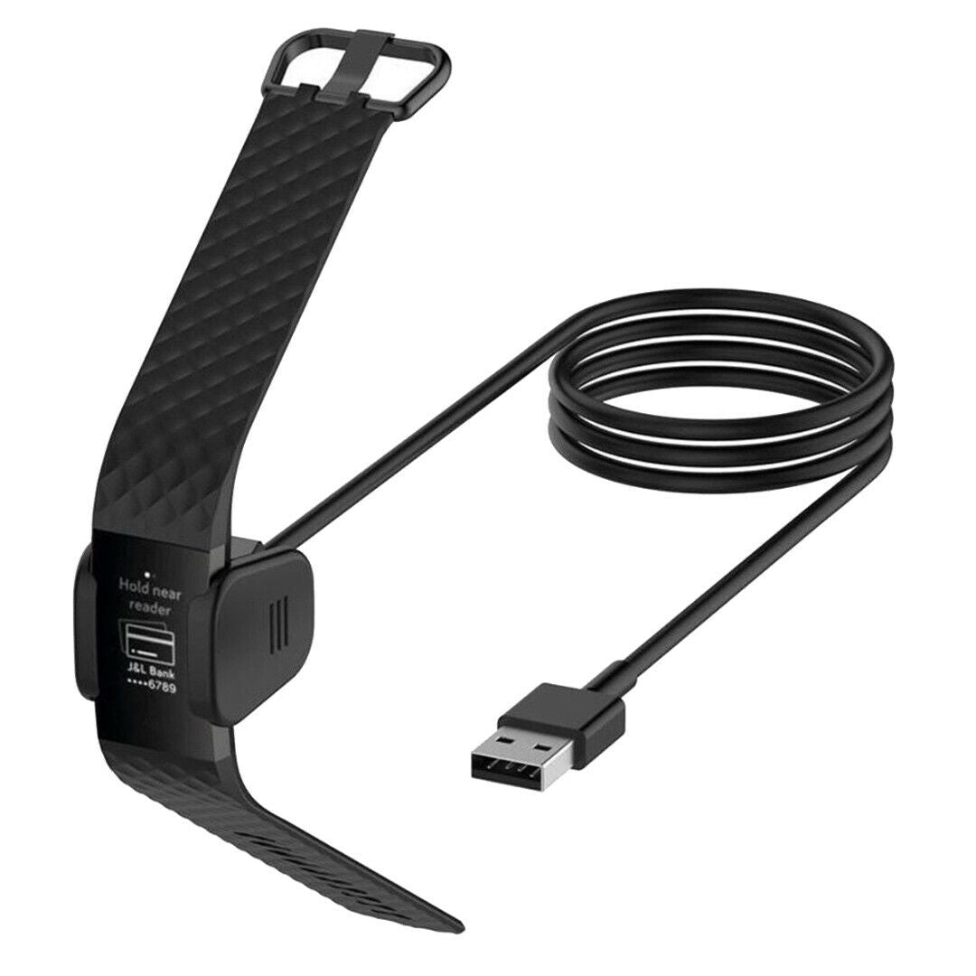 Replacement USB Charger Charging Cable For Fitbit Charge 3,Charge 4 and Special Edition Health Fitness Tracker