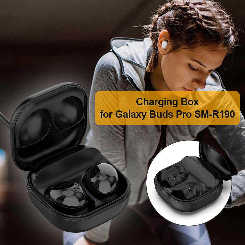 USB Charging Case Earbuds Charger Box Black for Samsung Bluetooth Galaxy Buds Pro SM-R190