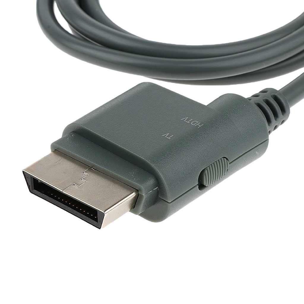 Microsoft Xbox 360 Composite Component HD TV HDTV RCA AV Audio Video Cord Cable