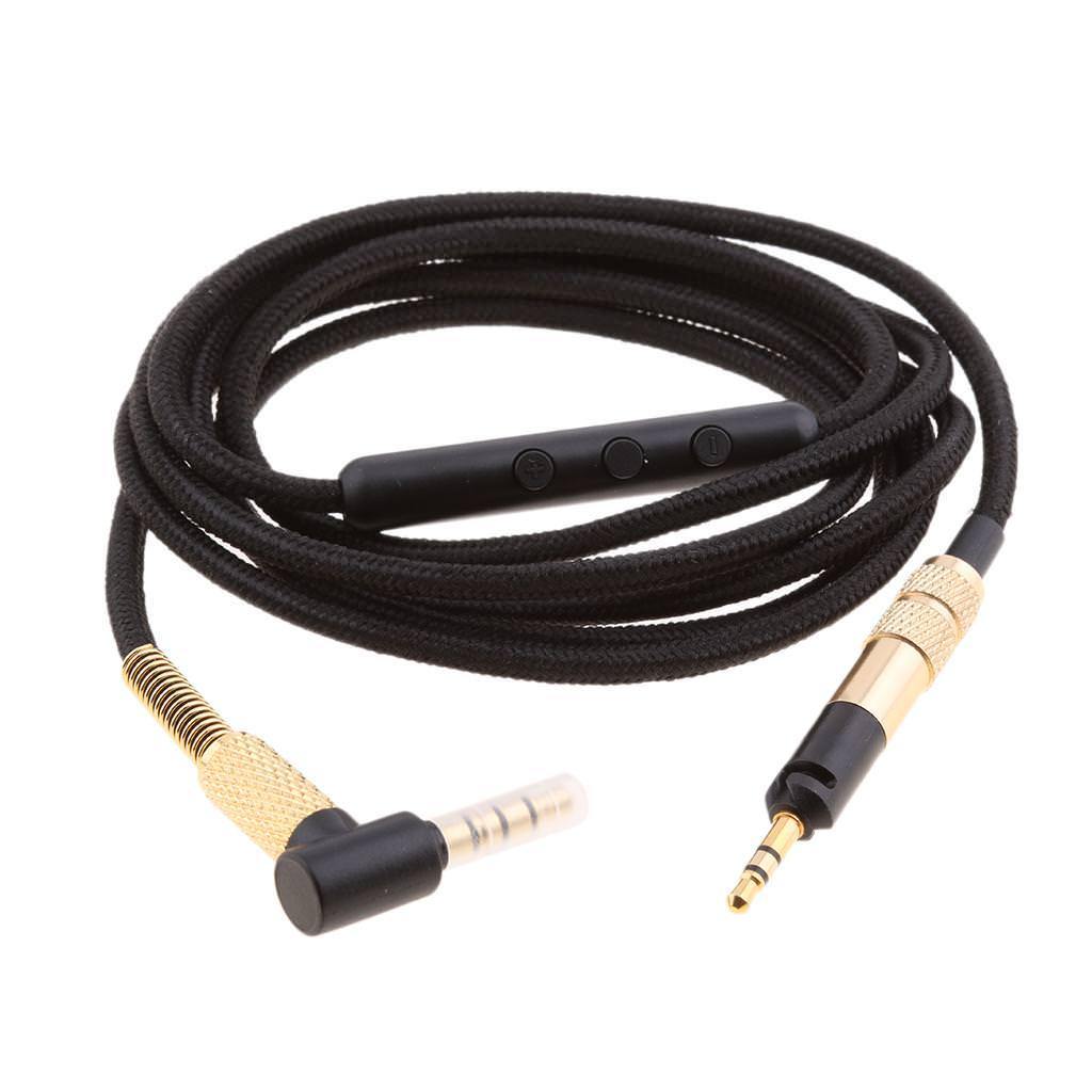 Replacement Audio Cable Mic Remote for Sennheiser HD598 HD599 HD569 HD558 HD518 Headphones