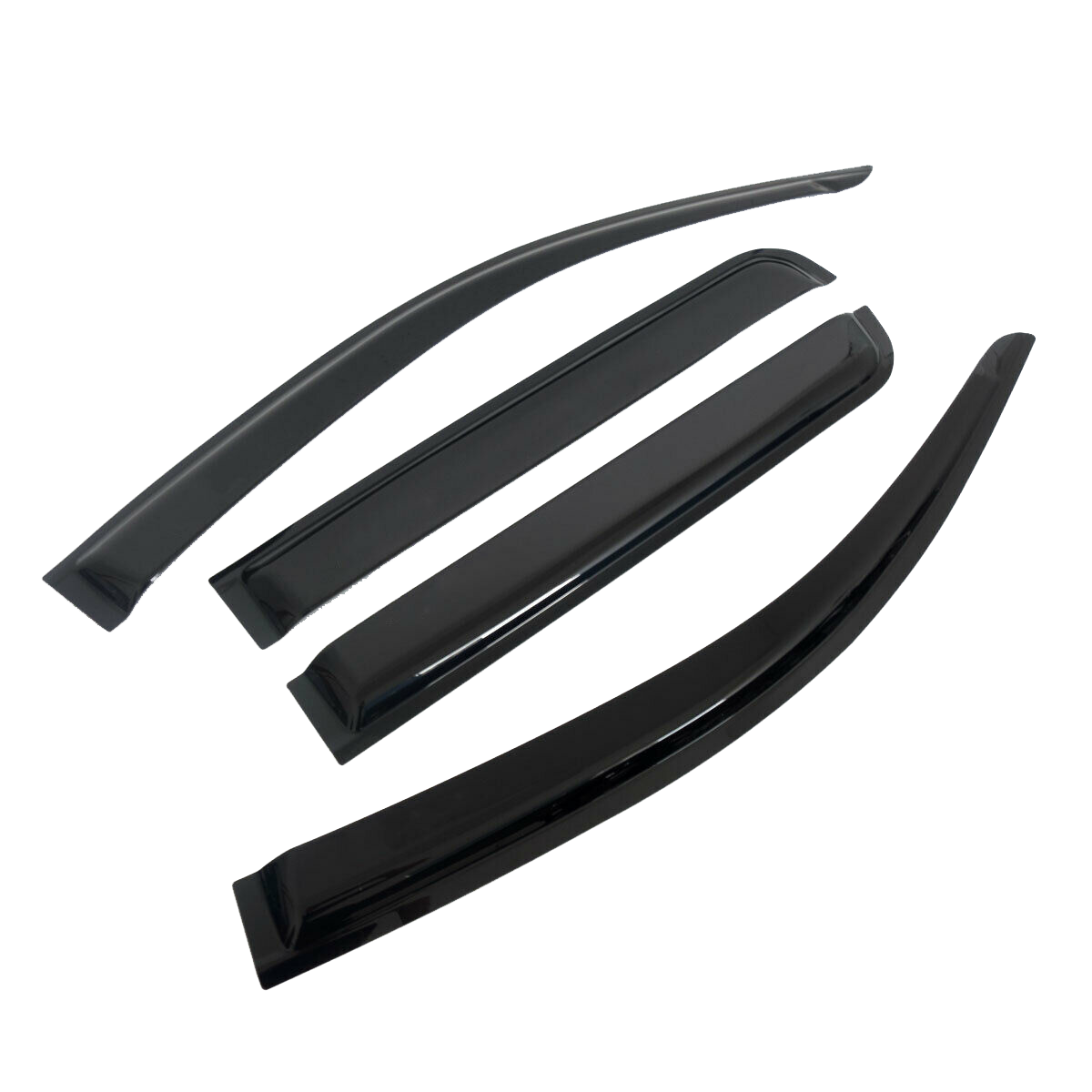 Weathershields for Isuzu D-MAX Dual Cab 2012-2020 Car Weather Shields Wind Deflectors Window Sun Visor 4-Piece Set