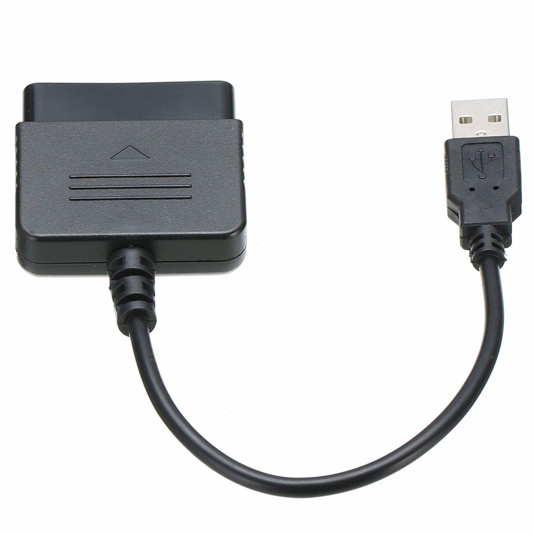 Playstation 2 PS2 Controller to Playstation 3 PS3 PC USB Adapter Converter Cable