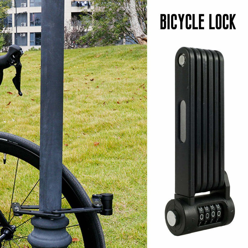 Fold Chain Heavy Duty Alloy Steel Security Folding Combination Lock for Bike Bicycle Scooter Motorcycle