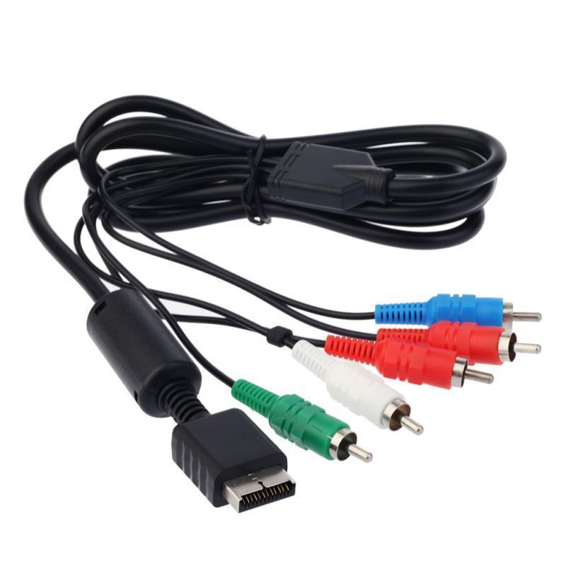 Composite Component AV Audio Video 5 RCA Cable Cord for Sony Playstation 2 3 PS2 PS3