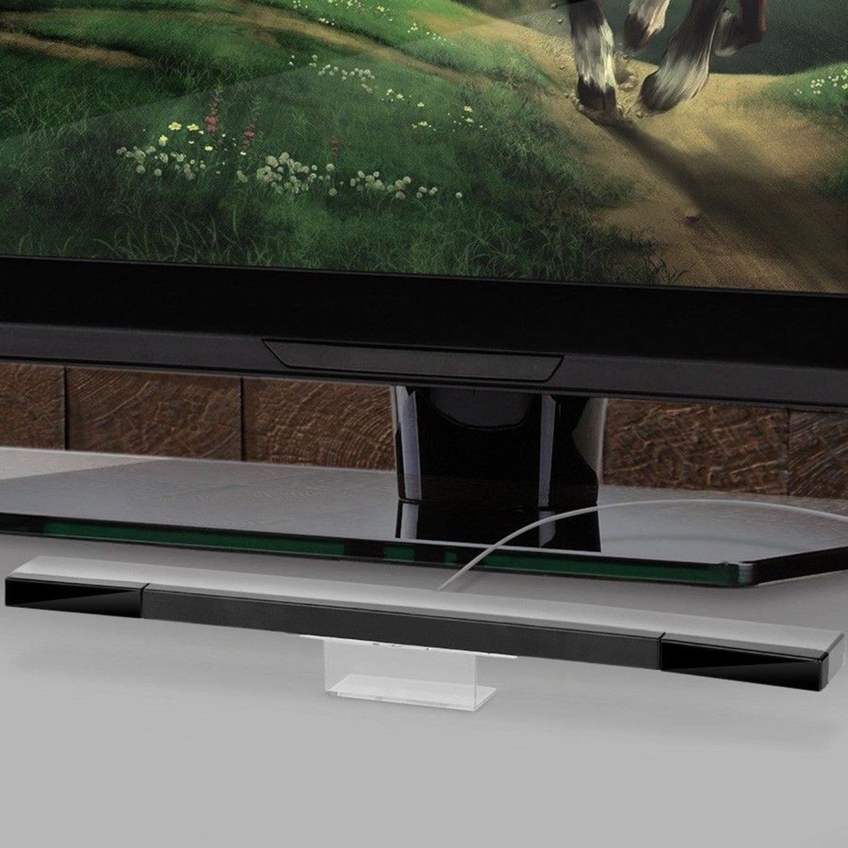 New Wired Infrared Motion Sensor Bar with Stand for Nintendo Wii / Wii U Console