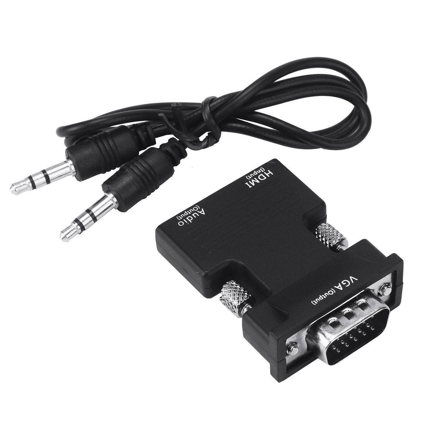 HDMI Female To VGA Male Converter Adapter 1080P with Stereo Audio Output