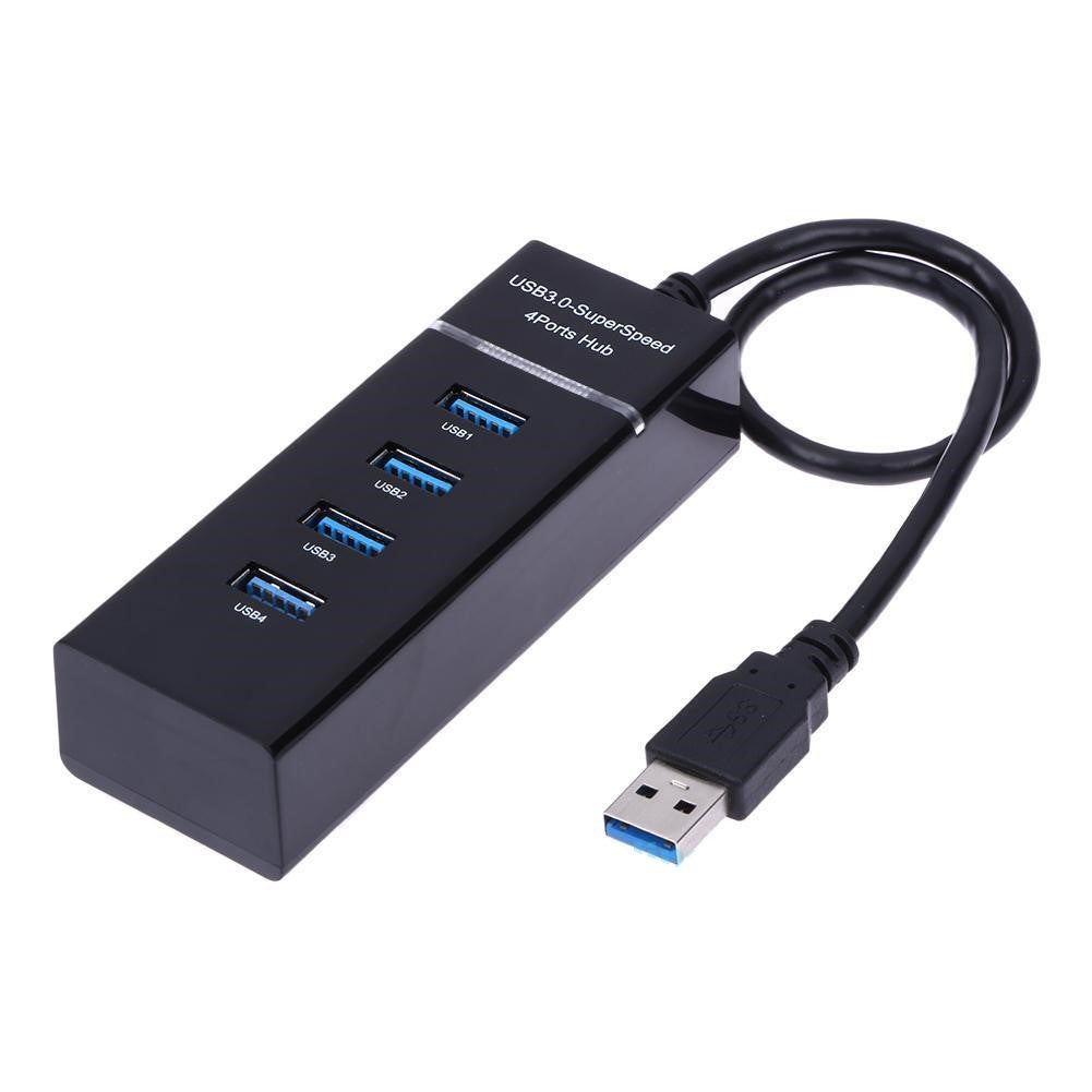 2 Packs Multi USB 3.0 Hub 4 Port High Speed Expansion Smart Splitter for Laptop Desktop