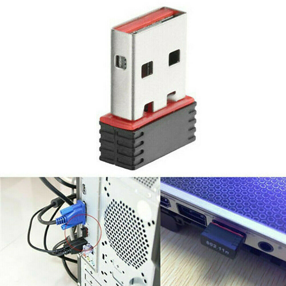 Nano USB Wireless N 802.11n Mini WiFi N Network Adaptor Dongle for PC Laptop
