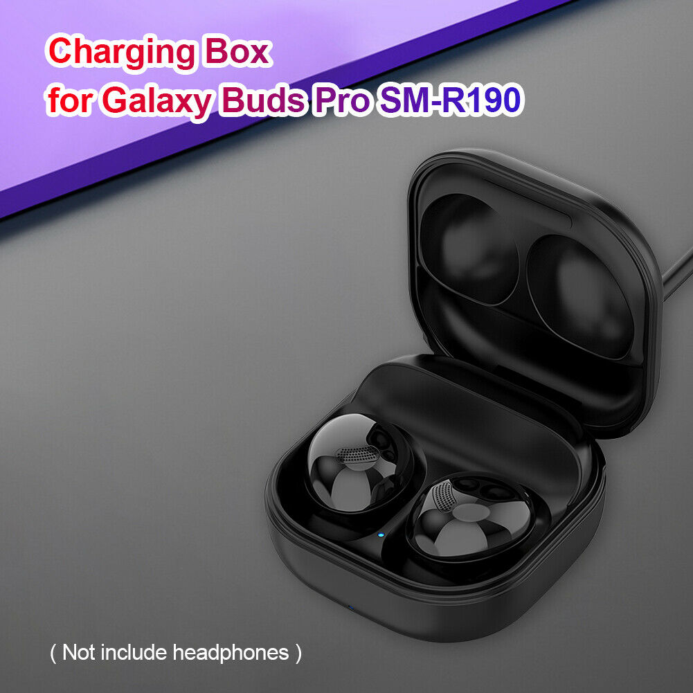 USB Charging Case Earbuds Charger Box Black for Samsung Bluetooth Galaxy Buds Pro SM-R190