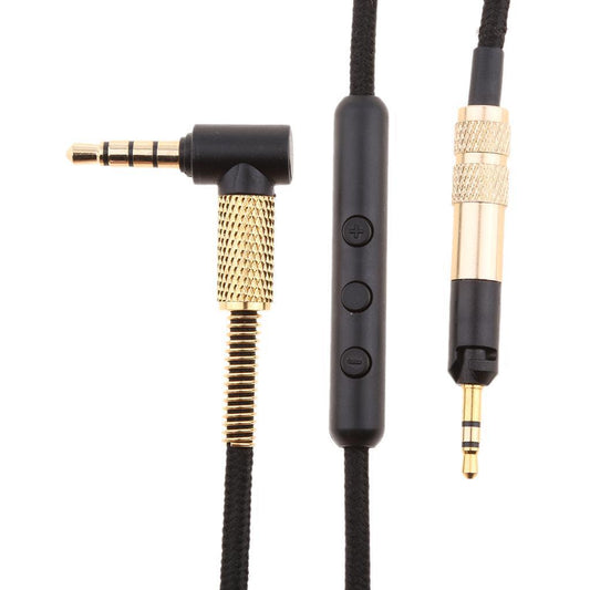 Replacement Audio Cable Mic Remote for Sennheiser HD598 HD599 HD569 HD558 HD518 Headphones