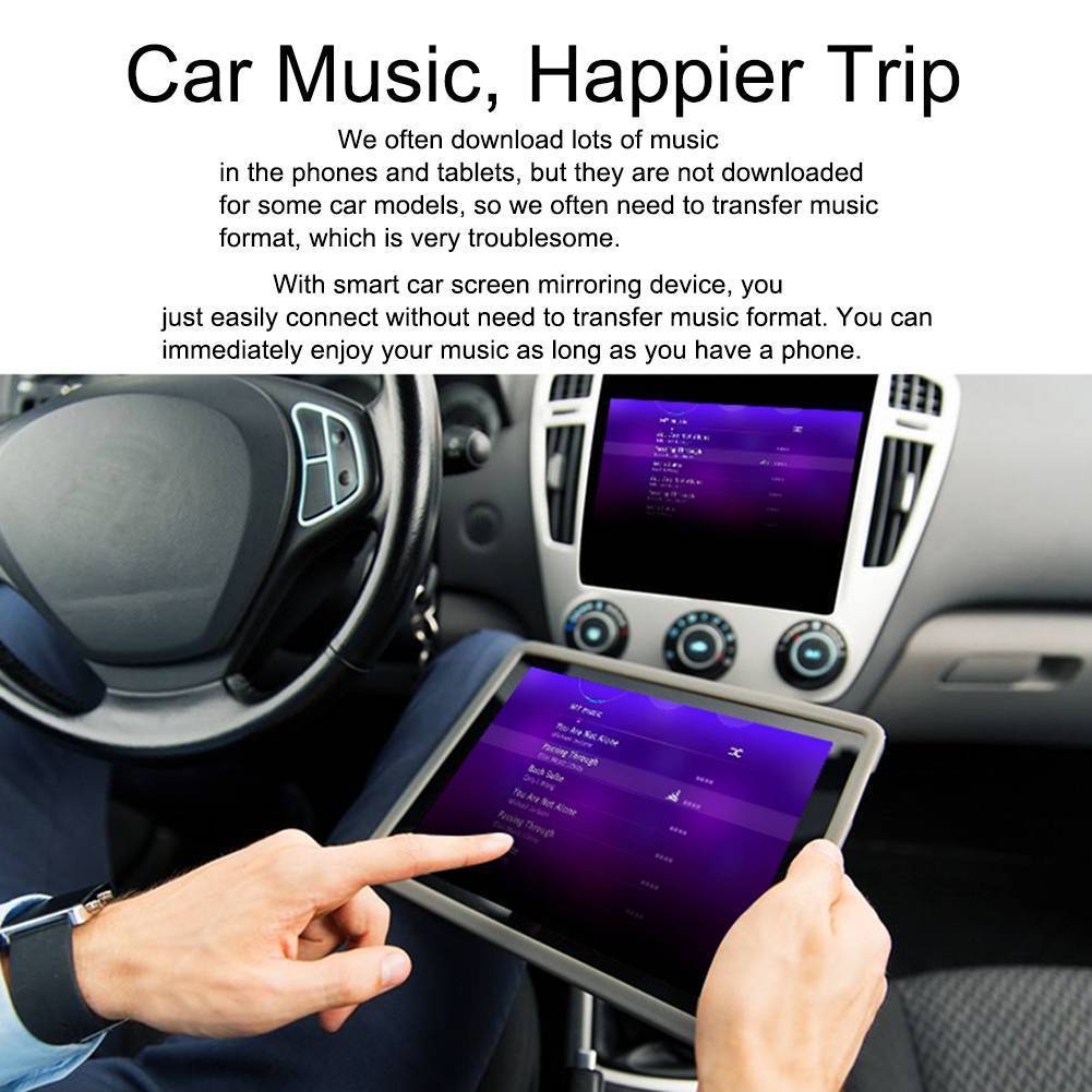Car WiFi Display Mirror Link Adapter MiraScreen DLNA Airplay RCA For Android iOS iPhone iPad
