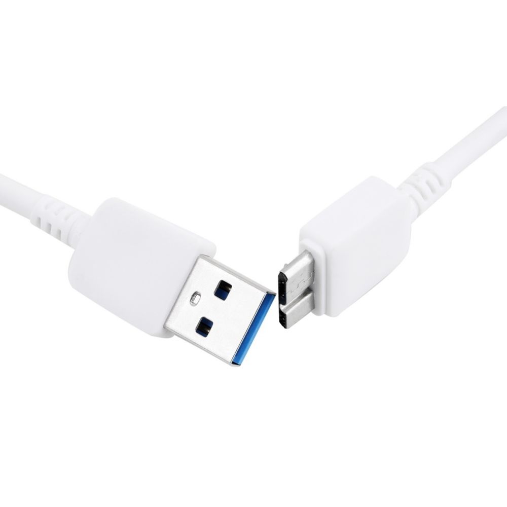 USB 3.0 Male A to Micro B Data Charger Charging Power Cable Cord For Seagate WD Hard Drive,Samsung Galaxy S5 Note 3 4G N9000 N9005 LTE White