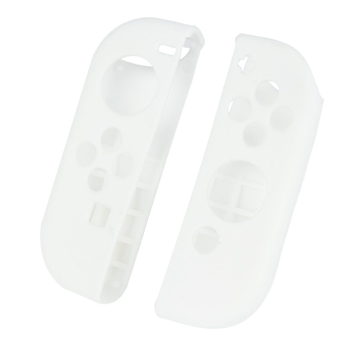 Nintendo Switch Joy-Con Controller Silicone Cover Skins with Thumb Stick Joypad Cap Clear