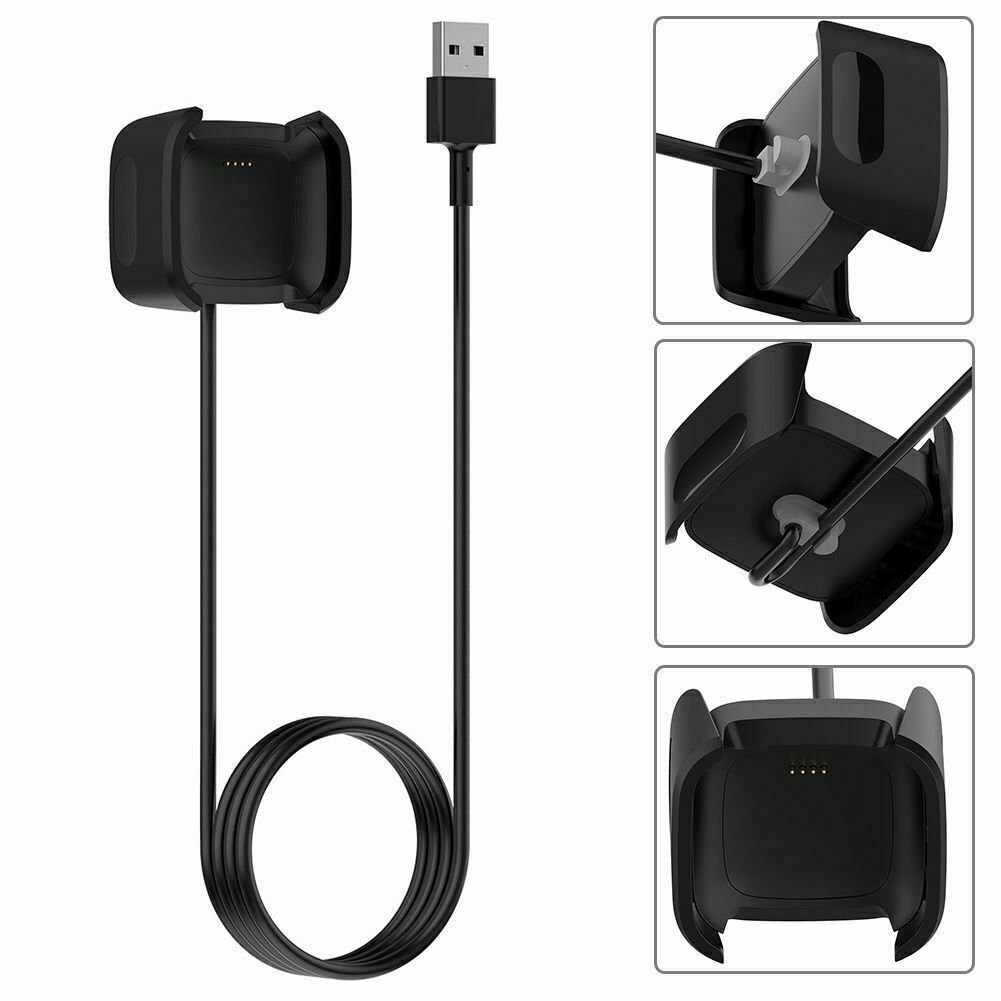 Replacement USB Charger Charging Cable For Fitbit Versa 2 Smartwatch