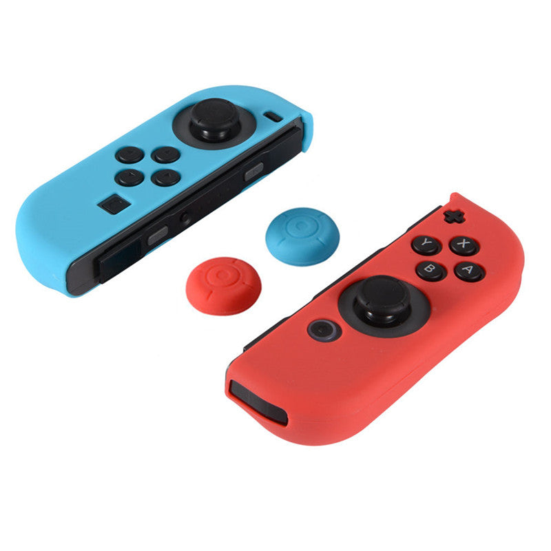 Nintendo Switch Grip Joy-Con Controller Anti-slip Silicone Cover Skins & Thumb Stick Joypad Cap