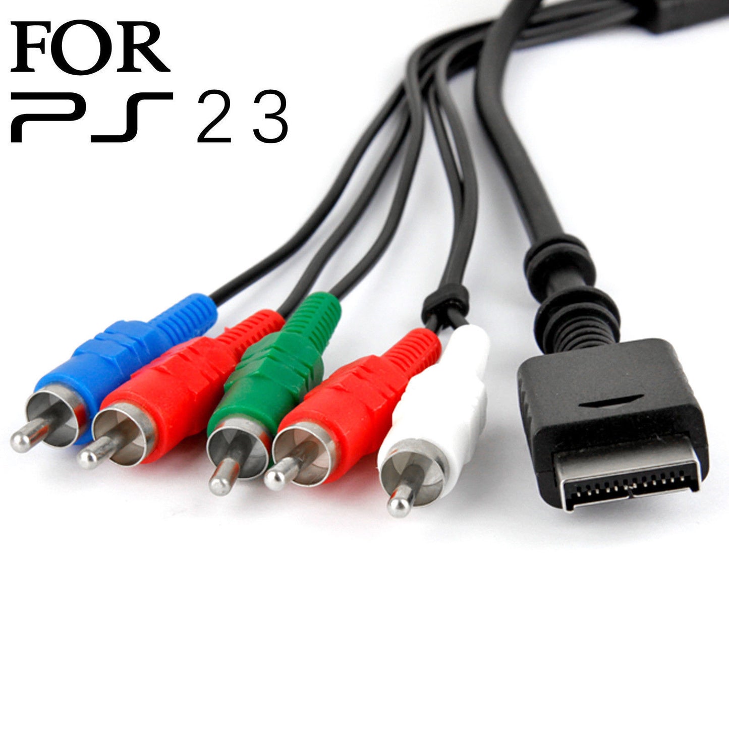 Composite Component AV Audio Video 5 RCA Cable Cord for Sony Playstation 2 3 PS2 PS3