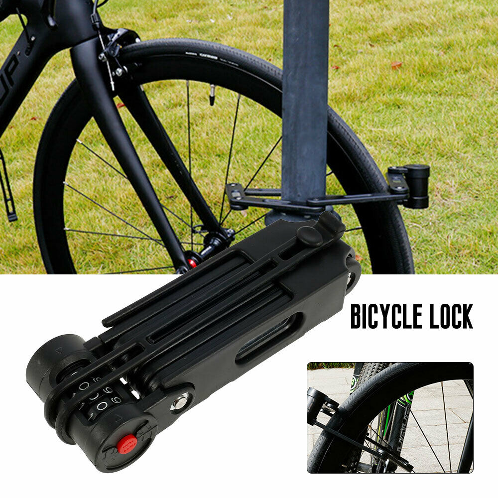 Fold Chain Heavy Duty Alloy Steel Security Folding Combination Lock for Bike Bicycle Scooter Motorcycle