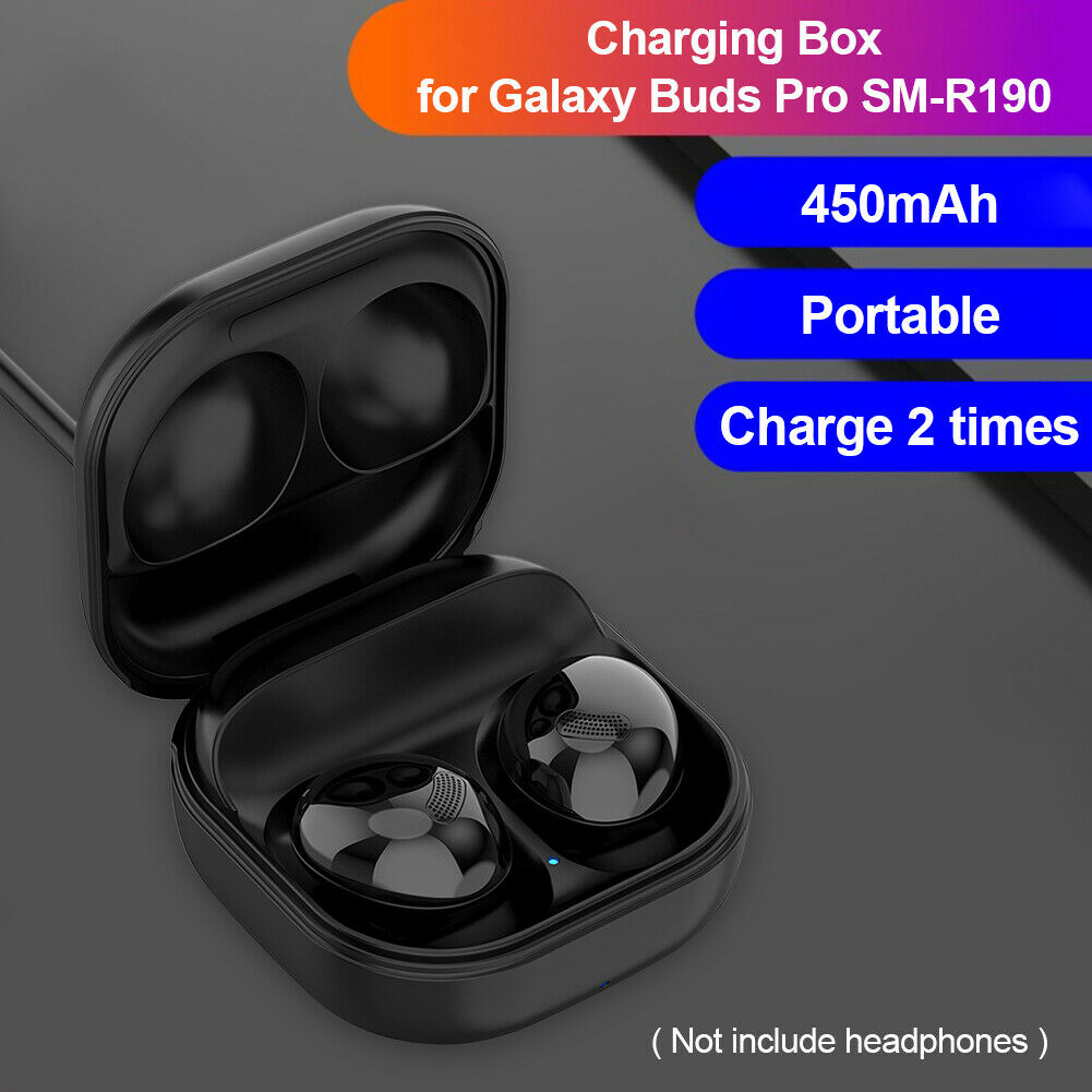 USB Charging Case Earbuds Charger Box Black for Samsung Bluetooth Galaxy Buds Pro SM-R190