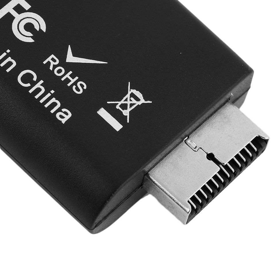 PS2 PlayStation 2 Input to HDMI Video Audio Output Converter Composite AV HD Adapter