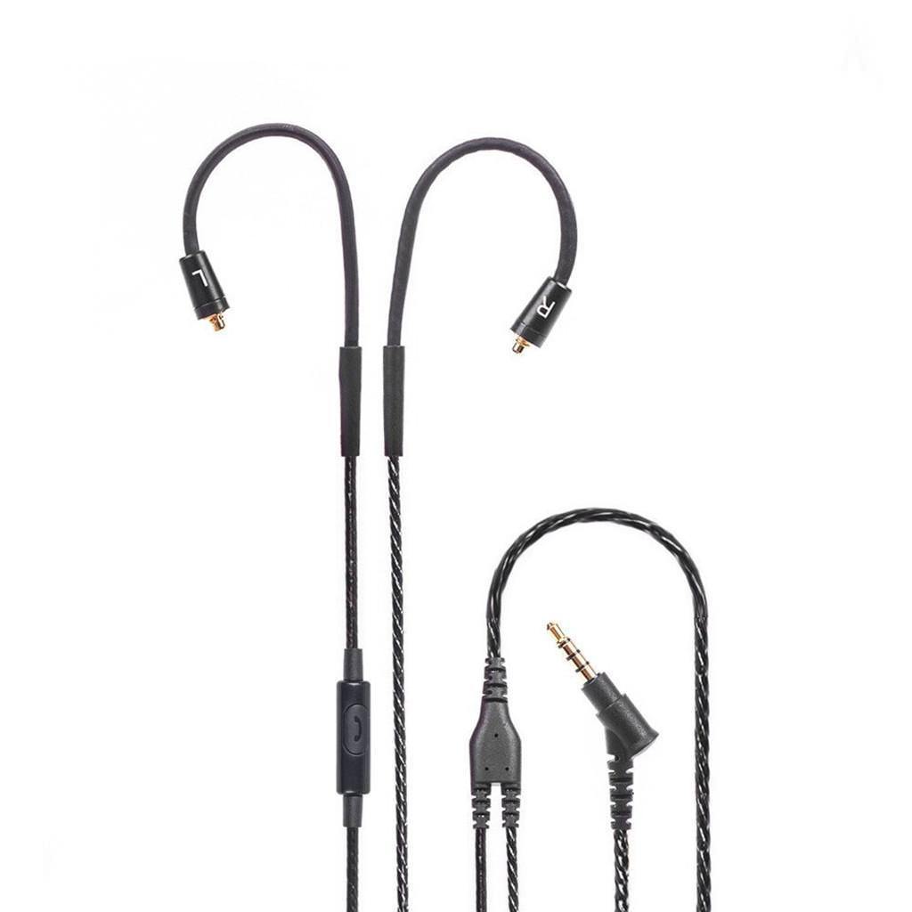 Replacement Audio Cable Mic for Shure SE215 SE315 SE425 SE535 SE846 UE900 Earphones Headphones