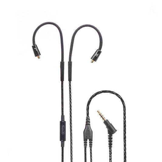 Replacement Audio Cable Mic for Shure SE215 SE315 SE425 SE535 SE846 UE900 Earphones Headphones