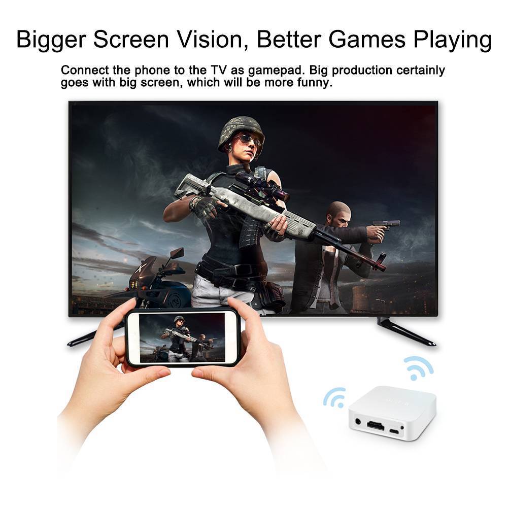 Car WiFi Display Mirror Link Adapter MiraScreen DLNA Airplay RCA For Android iOS iPhone iPad