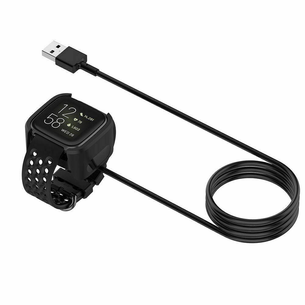 Replacement USB Charger Charging Cable For Fitbit Versa 2 Smartwatch