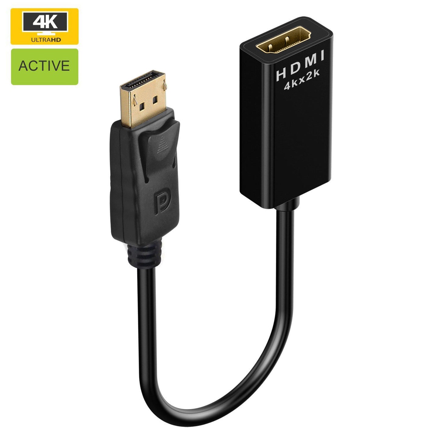 Displayport Display Port DP to HDMI Cable Male to Female Video Adapter Converter 4K Ultra HD