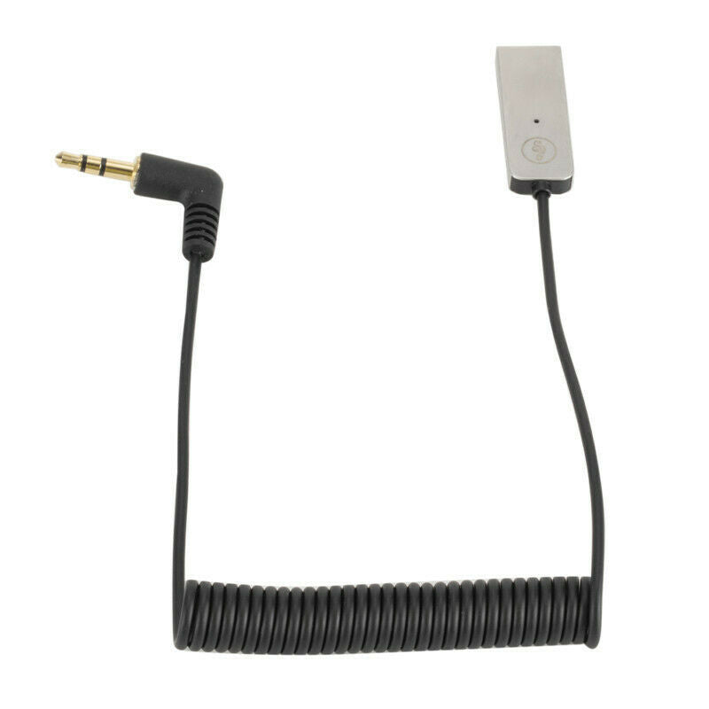 Wireless USB Bluetooth 5.0 Receiver Adapter Cable 3.5mm AUX Audio Car Home PC Built-in microphone