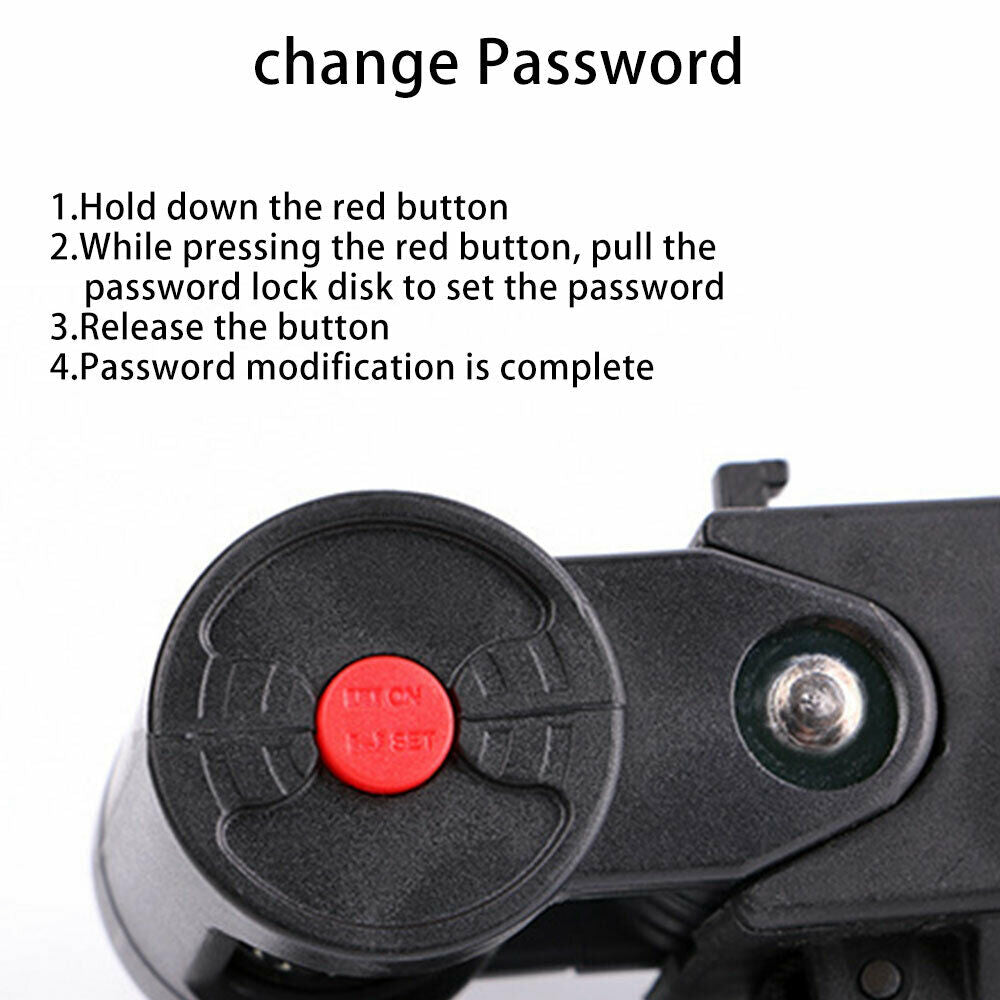 Fold Chain Heavy Duty Alloy Steel Security Folding Combination Lock for Bike Bicycle Scooter Motorcycle