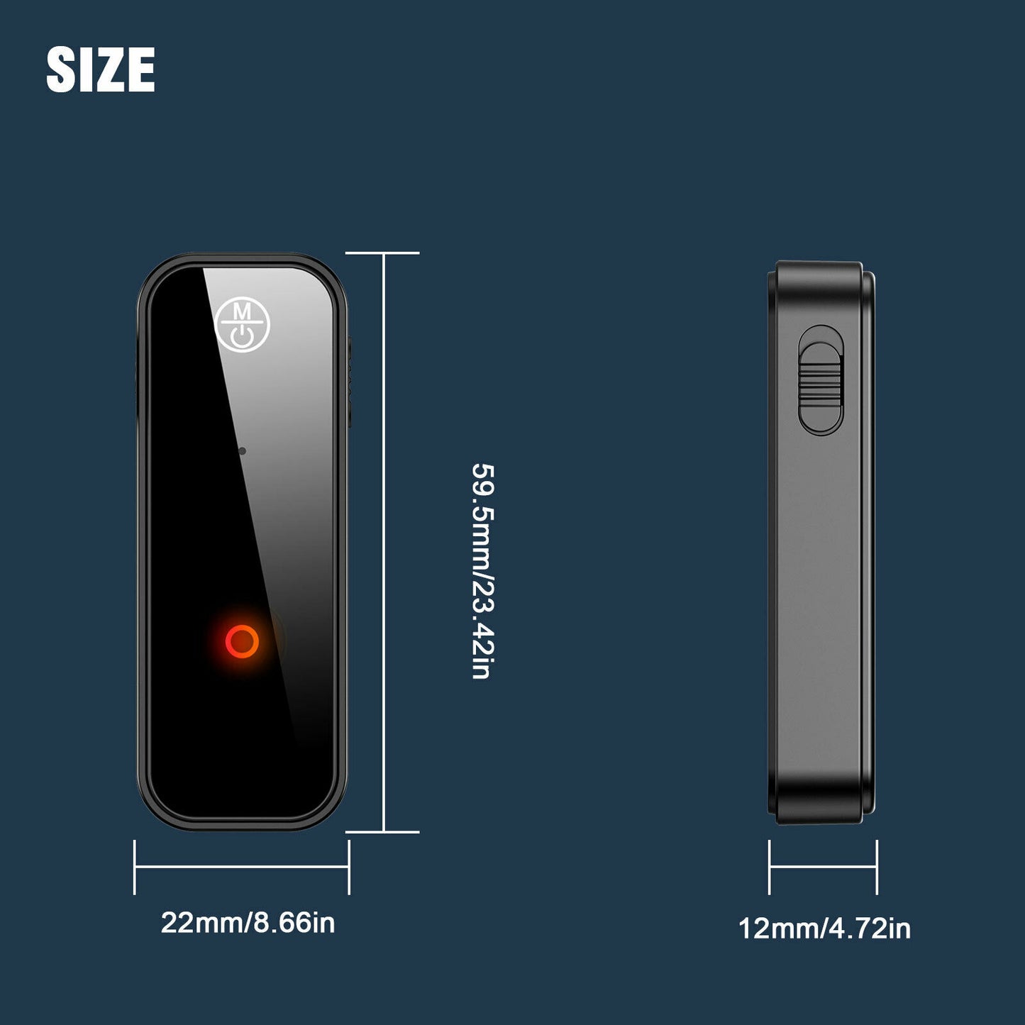 Bluetooth 5.0 Wireless Audio Adapter Transmitter Receiver 2-in-1 with 3.5mm for TV PC Stereo System Headphones Car Speaker