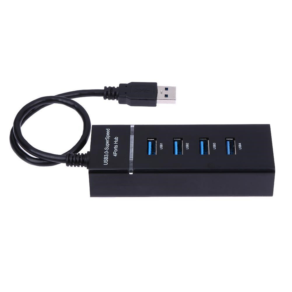 2 Packs Multi USB 3.0 Hub 4 Port High Speed Expansion Smart Splitter for Laptop Desktop