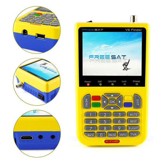 Freesat V8 Finder HD 1080P DVB-S2 High Definition Satellite Finder MPEG-2 MPEG-4