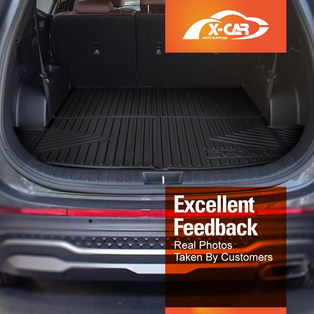 Boot Liner for Hyundai Santa Fe SantaFe 2018-2023 Heavy Duty Cargo Trunk Mat Luggage Tray