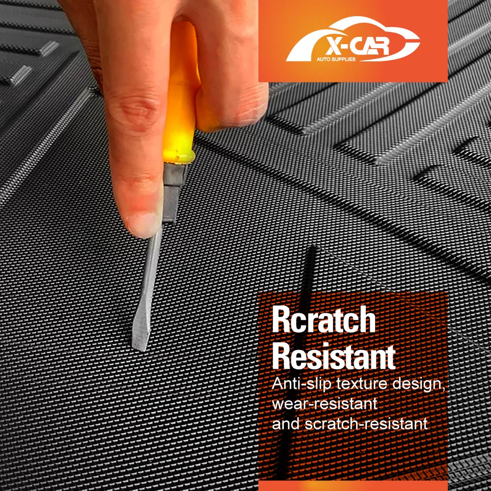 Floor Seat Back Kick Cargo Boot Liner for Lexus RX350 RX350h RX500h 2022-Onwards Luggage Tray Cargo Mat Trunk Cover Heavy Duty