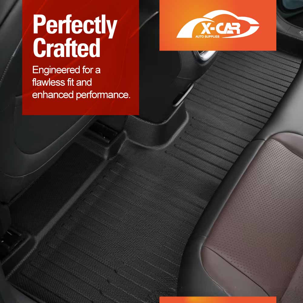 3D Floor Mats Boot Liner Set for Smart #1 2023-Onwards All Weather Heavy Duty Cargo Car Trunk Luggage Tray