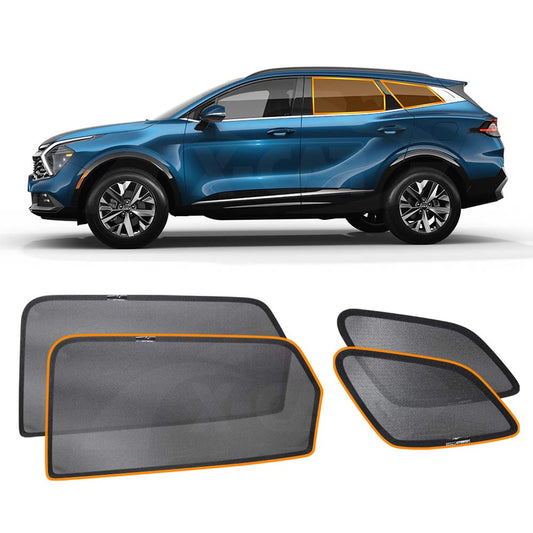 Rear Port Window Sun Shade for Kia Sportage 2021-Onwards Car Sun Blind Mesh