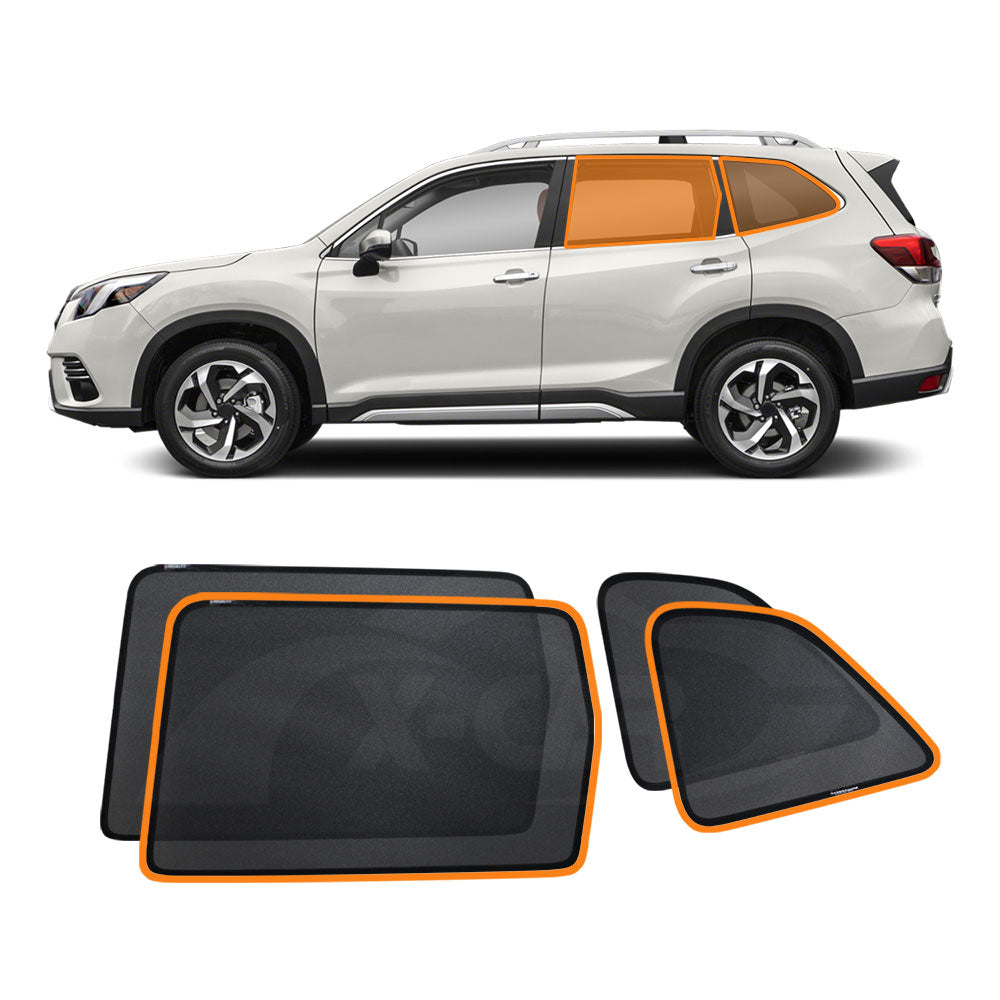 Rear Port Window Sun Shade for Subaru Forester 2018-2024 Car Sun Blind Mesh
