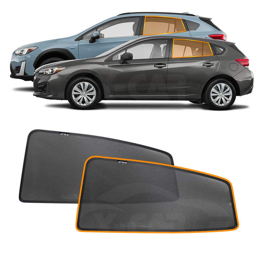 Rear Window Sun Shade for Subaru XV/Impreza Hatchback 2017-2023 Car Sun Blind Mesh