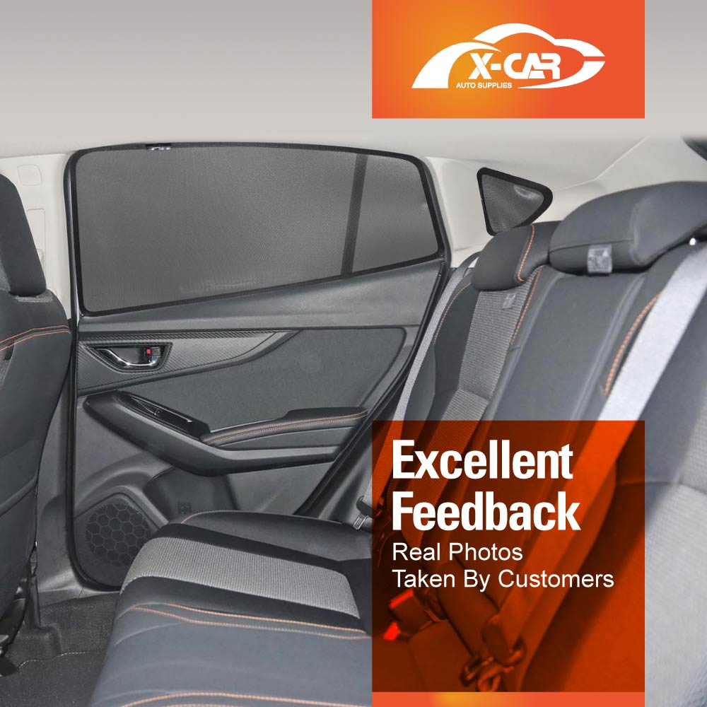 Rear Port Window Sun Shade for Subaru XV/Impreza Hatchback 2017-2023 Car Sun Blind Mesh