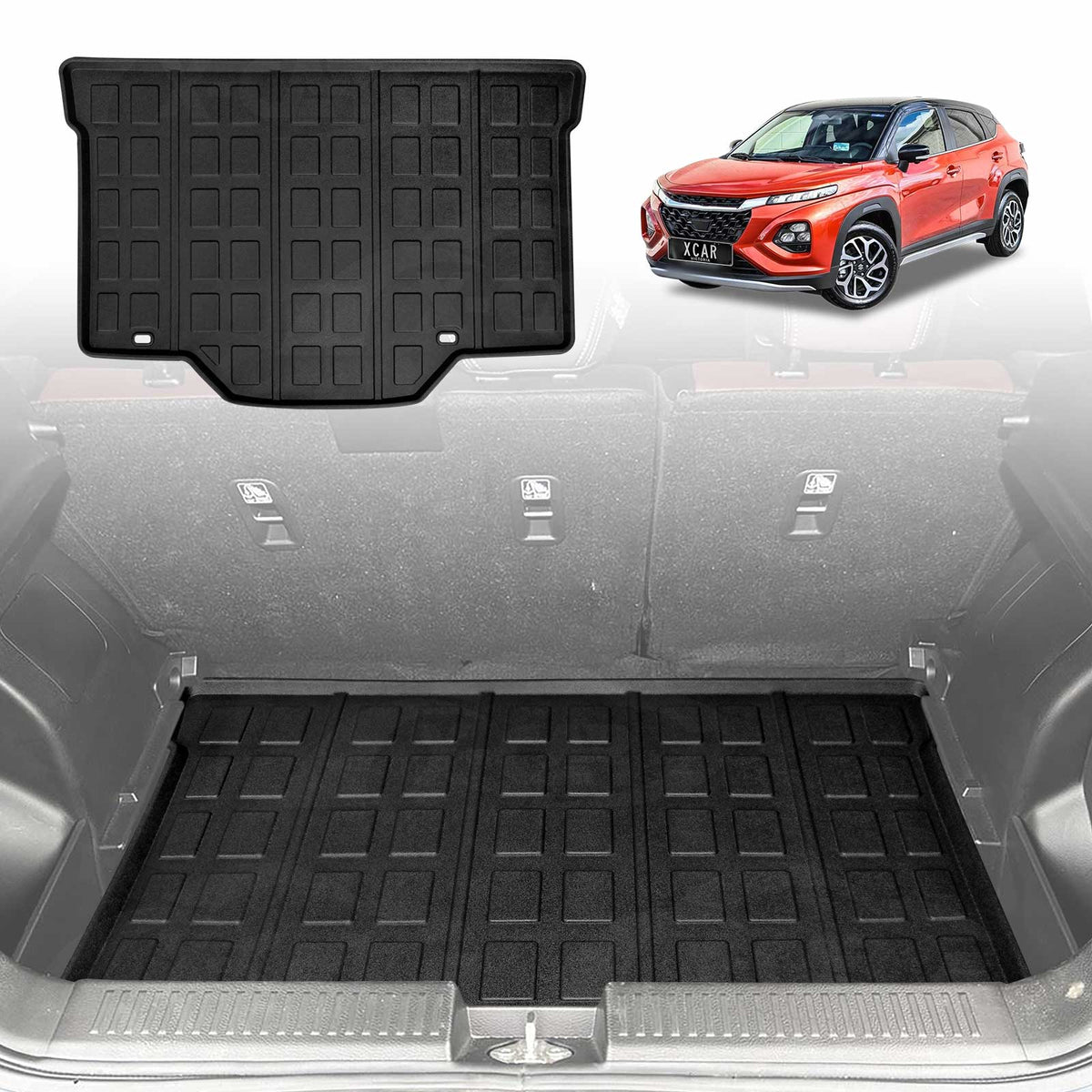 Boot Liner for Suzuki Fronx Hybrid 2025-Onwards All Weather Heavy Duty Lower Level Cargo Trunk Cover Mat Luggage Tray Car Accessories