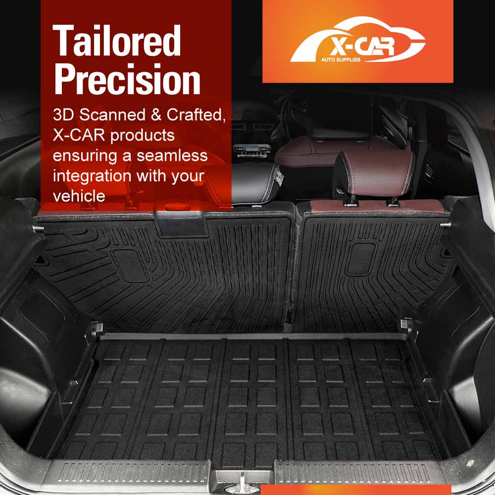 Floor Mats Boot Liner for Suzuki Fronx Hybrid 2025-Onwards All Weather Heavy Duty Car Trunk Lower Level Cargo Kick Back Seat Protector Cover