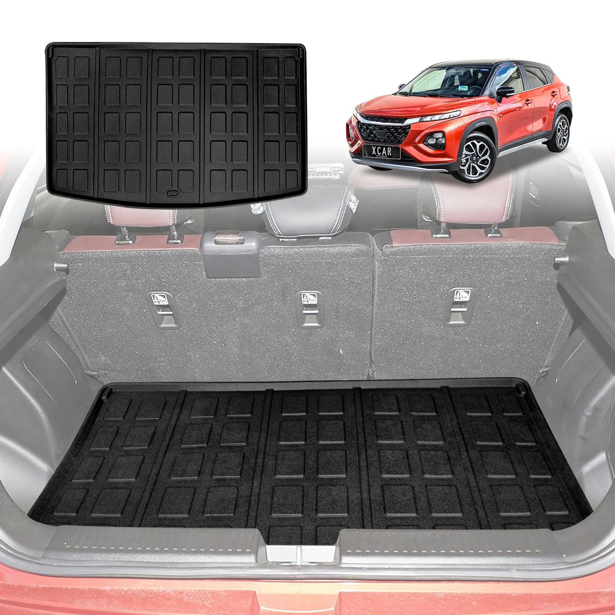 Boot Liner for Suzuki Fronx Hybrid 2025-Onwards All Weather Heavy Duty Upper Level Cargo Trunk Cover Mat Luggage Tray Car Accessories
