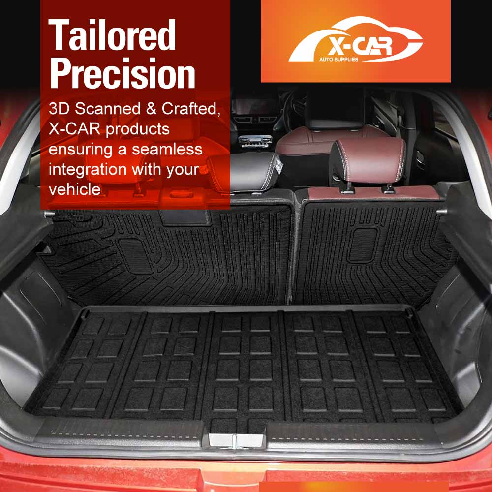 Floor Mats Boot Liner for Suzuki Fronx Hybrid 2025-Onwards All Weather Heavy Duty Car Trunk Upper Level Cargo Kick Back Seat Protector Cover