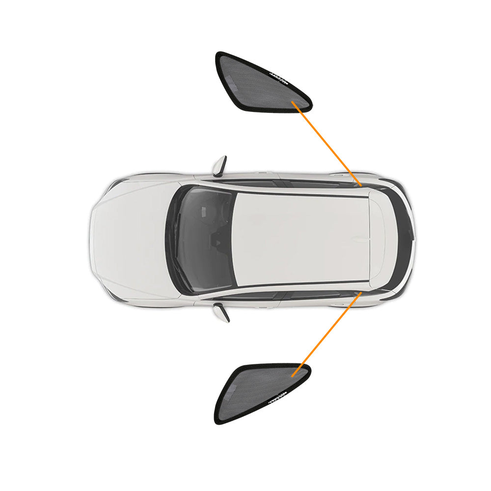 Port Window Sun Shade for Mazda CX-3 CX3 2015-Onwards Car Sun Blind Mesh Third Row Window