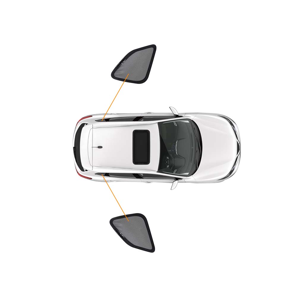 Port Window Sun Shade for Nissan QASHQAI 2014-2022 Car Sun Blind Mesh Third Row Window