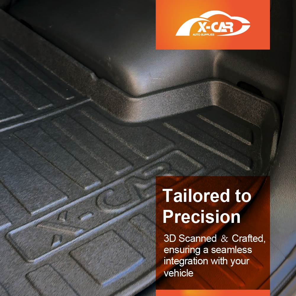 3D Floor Mats Boot Liner Set for Hyundai Tucson TL Series 2015-2021 All Weather Heavy Duty Cargo Car Trunk Luggage Tray