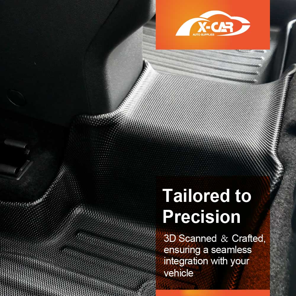 3D Floor Mats Boot Liner Set for Volkswagen VW Tiguan CT Series 2025-Onwards All Weather Heavy Duty Cargo Car Trunk Luggage Tray